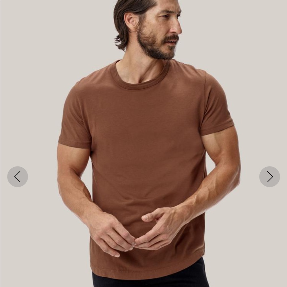 Buck Mason Pima Curved Hem Tee XL